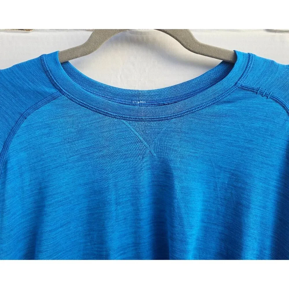 Lululemon Men’s Training + Everyday Long Sleeve Performance Tee | Blue‎ | Size M